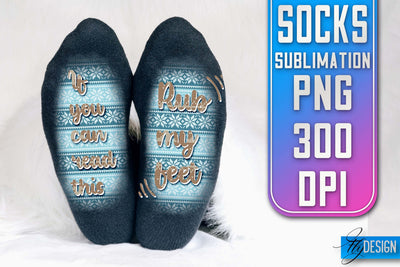 Socks Quotes Sublimation | PNG Design | Family Design Sublimation Fly Design 