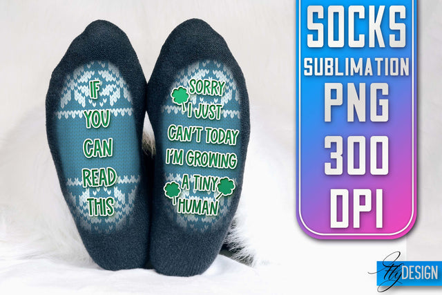 Socks Quotes Sublimation | PNG Design | Family Design Sublimation Fly Design 