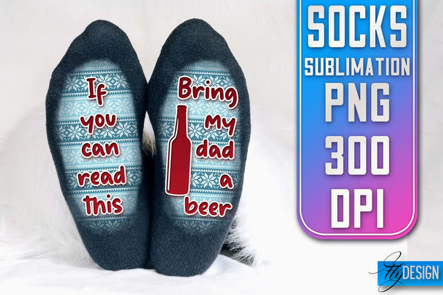 Socks Quotes Sublimation | PNG Design | Family Design Sublimation Fly Design 