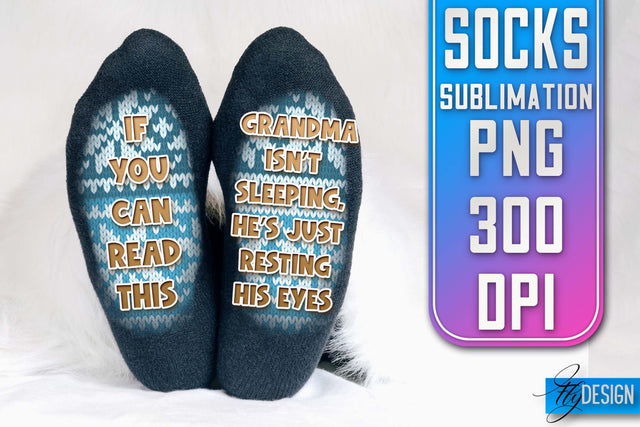 Socks Quotes Sublimation | PNG Design | Family Design Sublimation Fly Design 