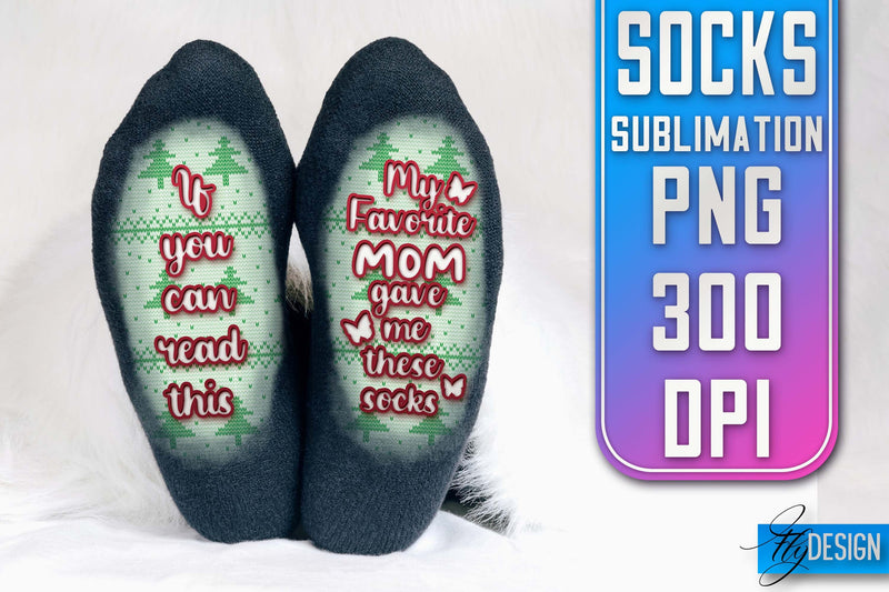 Socks Quotes Sublimation | PNG Design | Family Design Sublimation Fly Design 