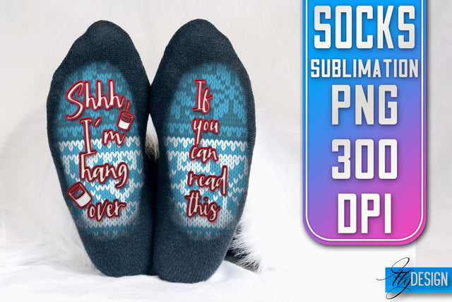 Socks Quotes Sublimation | PNG Design | Family Design Sublimation Fly Design 