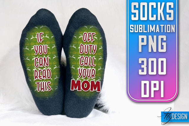 Socks Quotes Sublimation | PNG Design | Family Design Sublimation Fly Design 