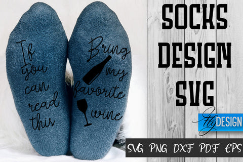 Socks SVG Design Bundle | Funny Quotes SVG Design | Socks Sarcastic Quotes SVG v.1 SVG Fly Design 