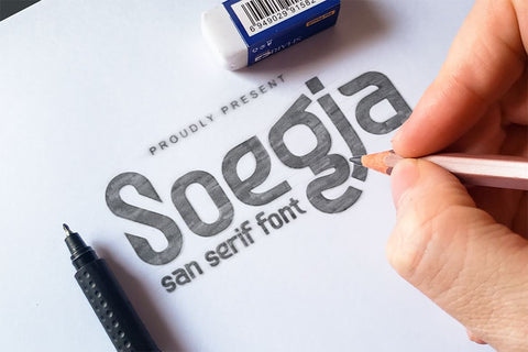 Soegja Font twinletter 
