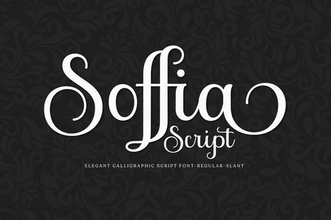 Soffia Script Font Zane Studio55 