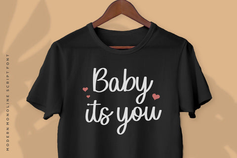 Sofia Carolyn Modern Monoline Script Font Font Balpirick 