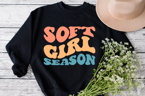 Soft Girl Season svg, wavy style svg, EPS PNG Cricut Instant Download SVG Fauz 