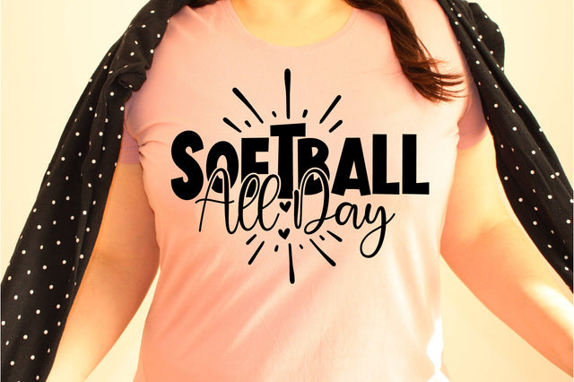 Softball All Day svg SVG orpitasn 