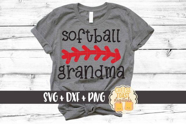 Softball Grandma - Softball SVG PNG DXF Cut Files SVG Cheese Toast Digitals 