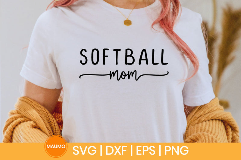 Softball Mom, Sports Svg Quote SVG Maumo Designs 