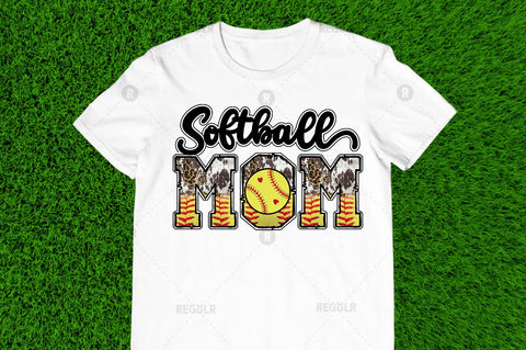Softball mom Sublimation Design Sublimation Regulrcrative 