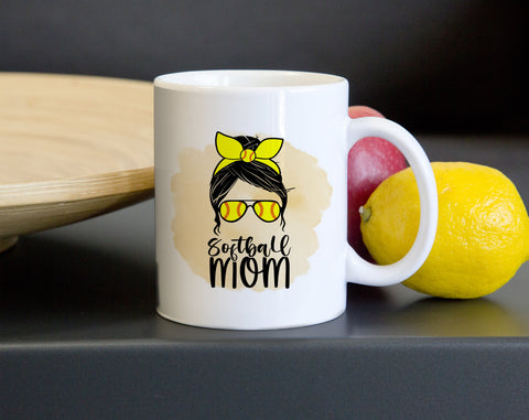 Softball Mom Sublimation Designs, 6 Softball Mom PNG Files, Softball Mom Messy Bun PNG, Softball Is My Favorite Season PNG Sublimation HappyDesignStudio 