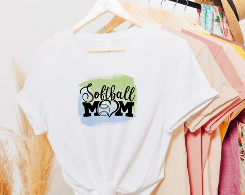 Softball Mom Sublimation Designs, 6 Softball Mom PNG Files, Softball Mom Messy Bun PNG, Softball Is My Favorite Season PNG Sublimation HappyDesignStudio 
