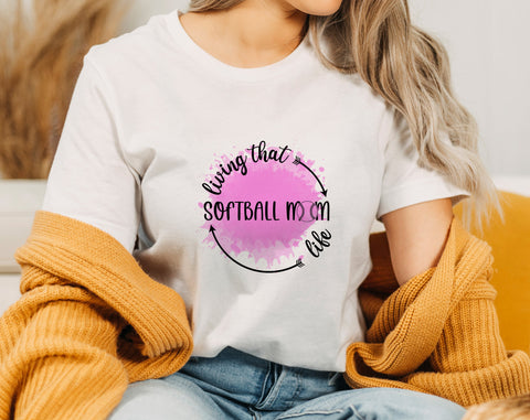 Softball Mom Sublimation Designs, 6 Softball Mom PNG Files, Softball Mom Messy Bun PNG, Softball Is My Favorite Season PNG Sublimation HappyDesignStudio 