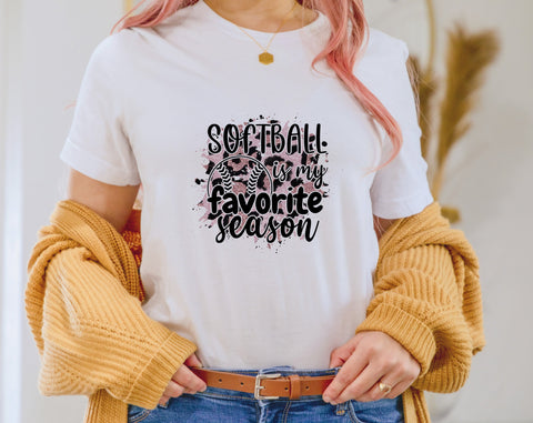 Softball Mom Sublimation Designs, 6 Softball Mom PNG Files, Softball Mom Messy Bun PNG, Softball Is My Favorite Season PNG Sublimation HappyDesignStudio 