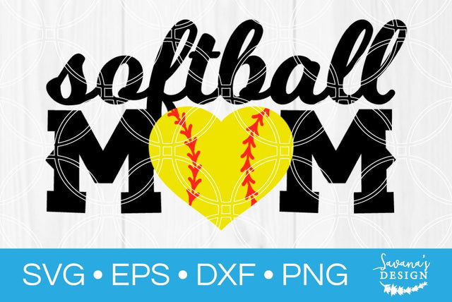 Softball Mom SVG SavanasDesign 