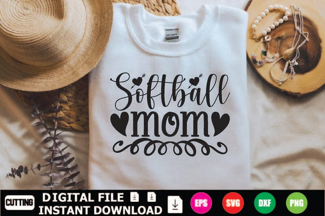 Softball Mom SVG Shahin alam 