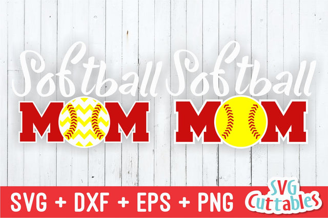 Softball Mom SVG Svg Cuttables 