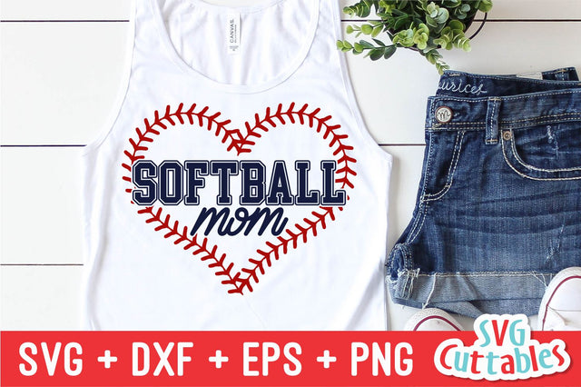 Softball Mom SVG Svg Cuttables 