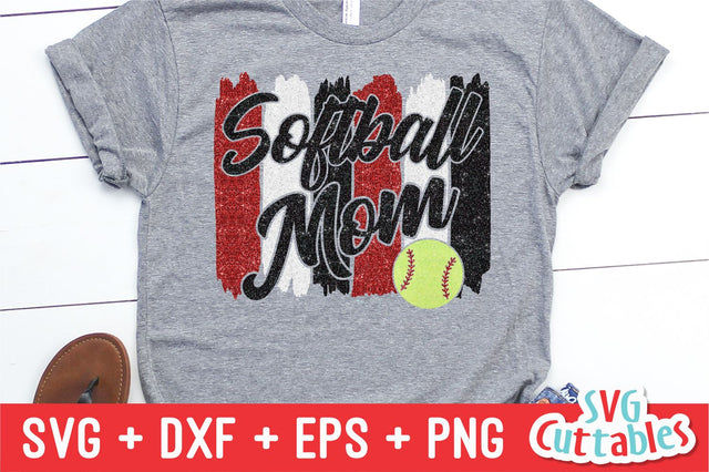 Softball Mom SVG Svg Cuttables 