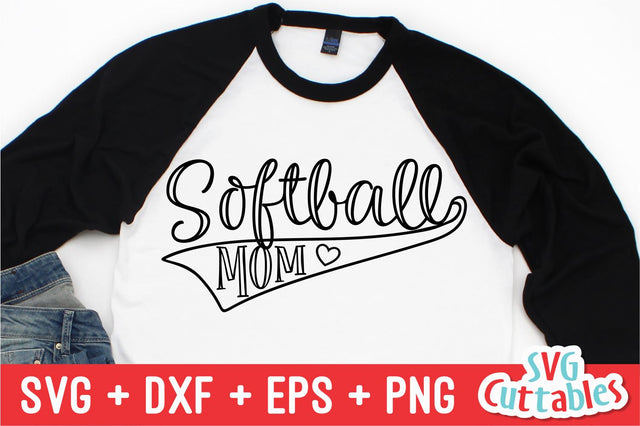 Softball Mom SVG Svg Cuttables 
