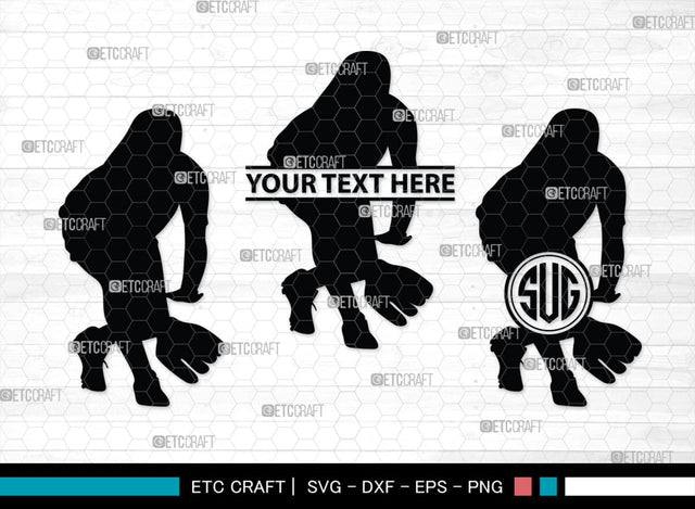 Softball Monogram, Softball Silhouette, Softball SVG, Softball Player Svg, SB00131 SVG ETC Craft 