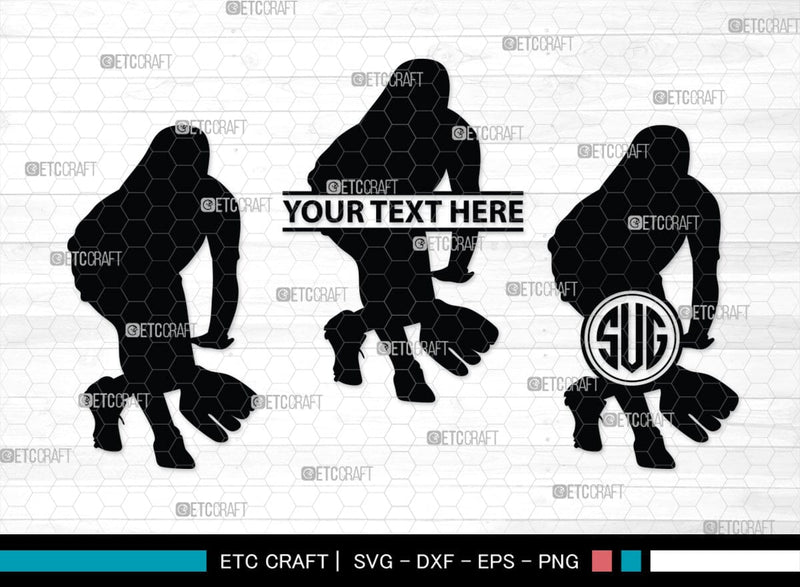 Softball Monogram, Softball Silhouette, Softball SVG, Softball Player Svg, SB00131 SVG ETC Craft 