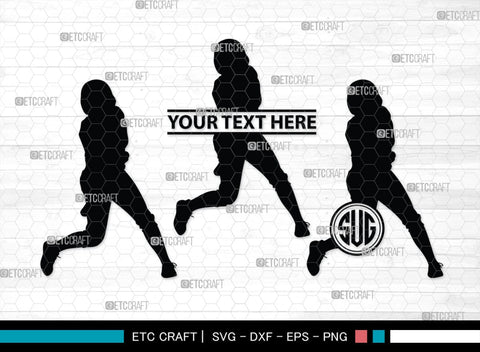 Softball Monogram, Softball Silhouette, Softball SVG, Softball Player Svg, SB00131 SVG ETC Craft 