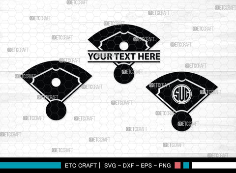 Softball Monogram, Softball Silhouette, Softball SVG, Softball Player Svg, SB00131 SVG ETC Craft 