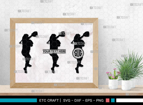 Softball Monogram, Softball Silhouette, Softball SVG, Softball Player Svg, SB00131 SVG ETC Craft 