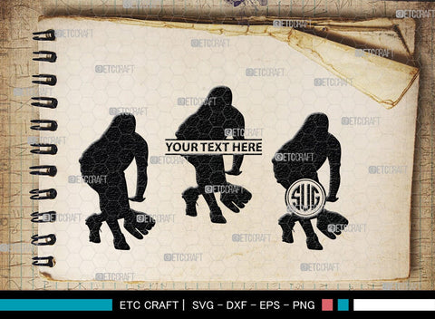 Softball Monogram, Softball Silhouette, Softball SVG, Softball Player Svg, SB00131 SVG ETC Craft 