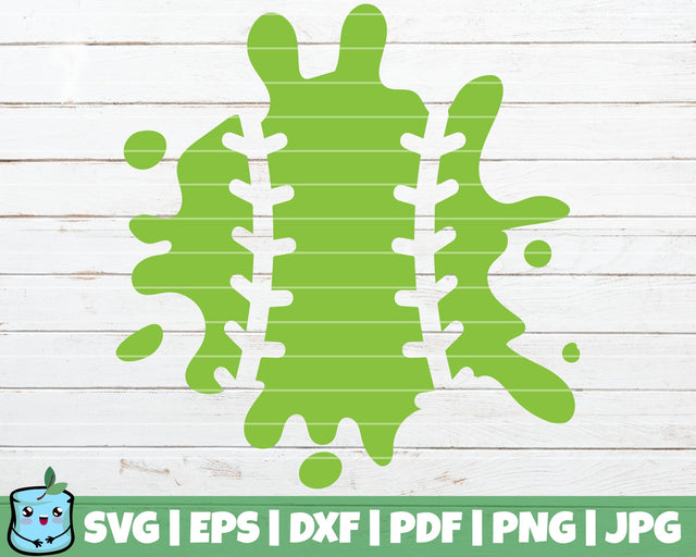 Softball Splash SVG MintyMarshmallows 