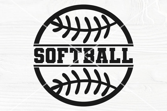 Softball SVG Cut File, Sports PNG, T Shirt Design SVG TonisArtStudio 