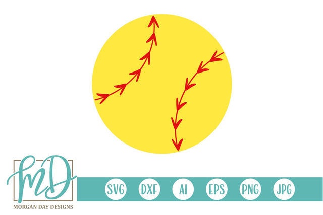 Softball SVG Morgan Day Designs 