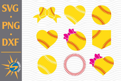 Softball SVG, PNG, DXF Digital Files Include SVG SVGStoreShop 