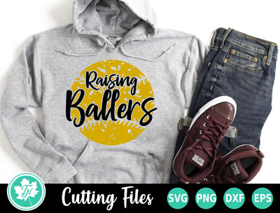 Softball SVG | Raising Ballers SVG TrueNorthImagesCA 