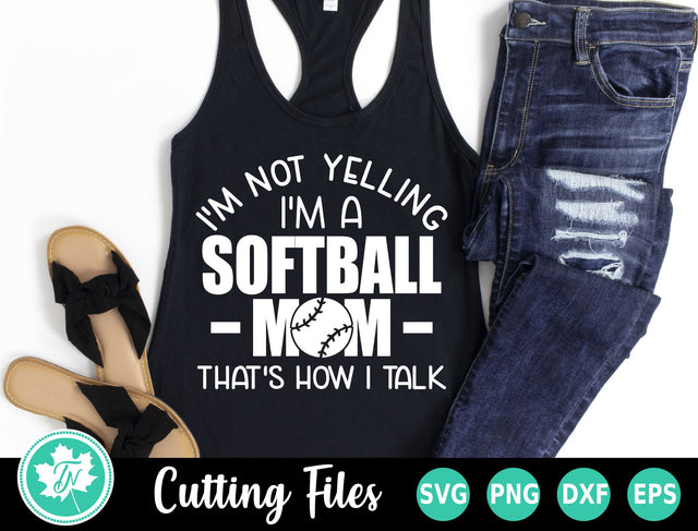 Softball SVG | Softball Mom Voice SVG TrueNorthImagesCA 