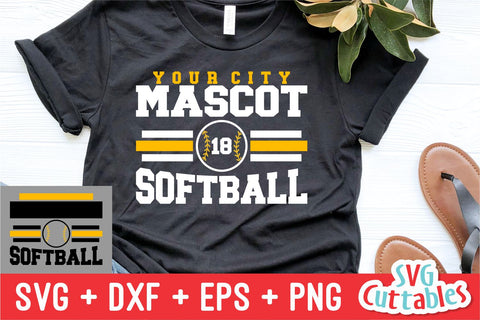 Softball SVG | Softball Template 0043 SVG Svg Cuttables 