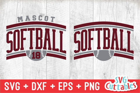 Softball svg - Softball Template - svg - eps - dxf - png - Silhouette - Cricut Cut File - 0036 - Softball Team - Digital File SVG Svg Cuttables 