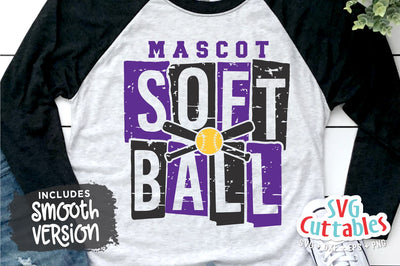 Softball svg - Softball Template - svg - eps - dxf - png - Silhouette - Cricut Cut File - 0055 - Softball Team - Digital File SVG Svg Cuttables 