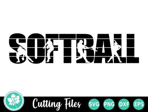 Softball SVG SVG TrueNorthImagesCA 