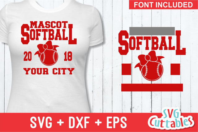 Softball Template 0011 SVG Svg Cuttables 