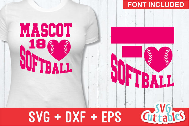 Softball Template 0016 SVG Svg Cuttables 