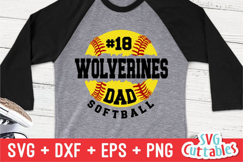 Softball Template 0023 SVG Svg Cuttables 