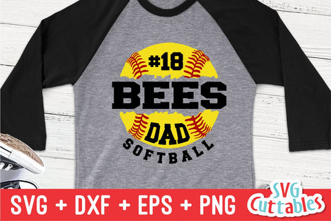 Softball Template 0023 SVG Svg Cuttables 