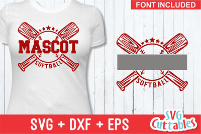 Softball Template 005 SVG Svg Cuttables 