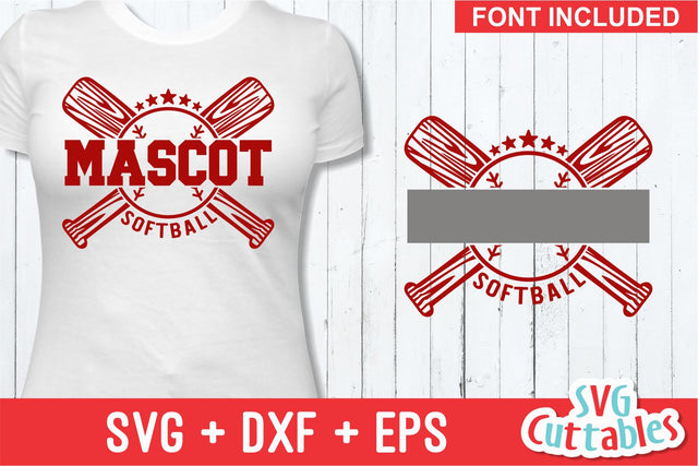 Softball Template 005 SVG Svg Cuttables 