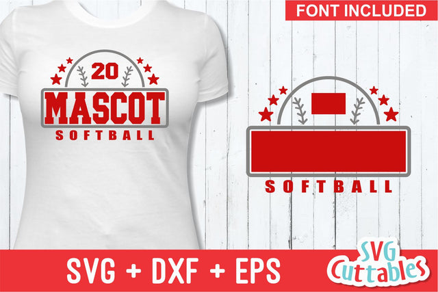 Softball Template 009 SVG Svg Cuttables 