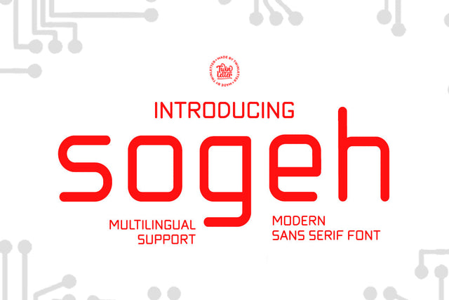 Sogeh Font twinletter 